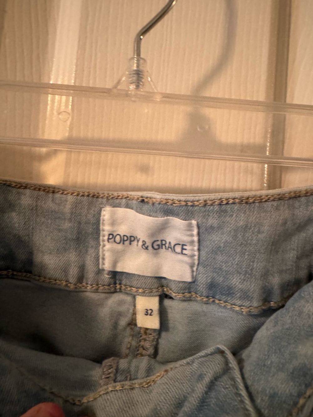 NWT Poppy & Grace from Stitch Fix Wide Leg Cropped Jeans-Sz 32 - Picture 3 of 4